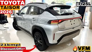 New Toyota Taisor G 2026 Model ✅ Taisor On Road ₹Price Mileage &amp; Full Details Review 