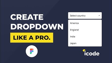 Figma Dropdown menu using variables