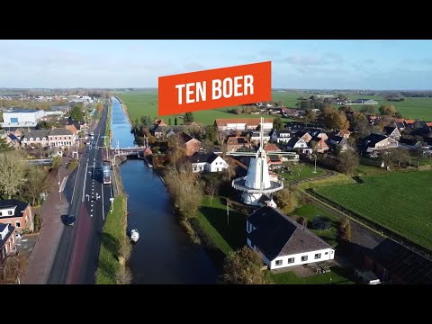 Ten Boer vanaf Boven