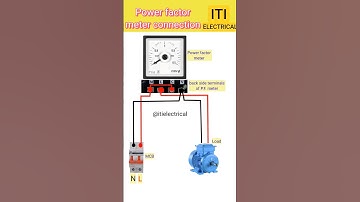power factor meter connection | Power factor meter wiring | power factor |#shorts #short #electric