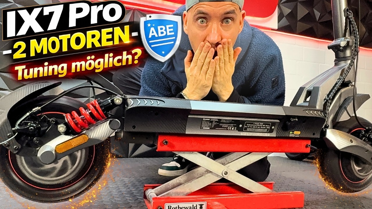 2 Motoren & ABE – lässt sich der IX7 Pro tunen? 🔥 #escooter #iscooter #tuning