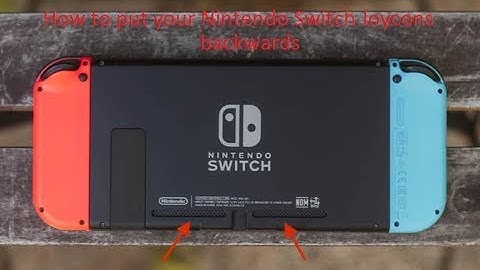 How to have your Nintendo Switch Joy-Cons Backwards