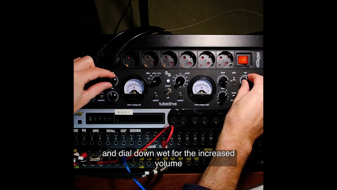 Tubedrve 19" overview + sound demo !