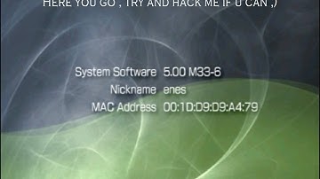 PSP mac address