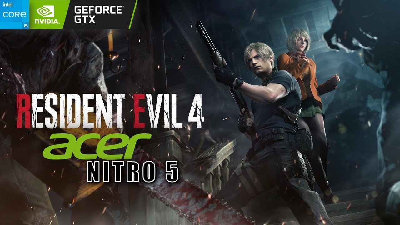 Resident Evil 4 Remake Gameplay Acer Nitro 5 GTX-1650 i5 9300H