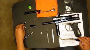 Broken Spyder Repair - Rebuild paintball gun to fix leaks and firing problems