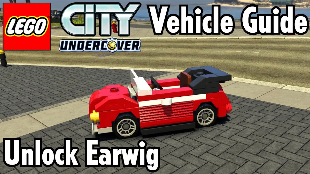 How to Unlock Earwig Lego City Undercover Vehicle Guide YouTube