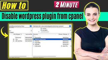 How to disable wordpress plugin from cpanel 2025