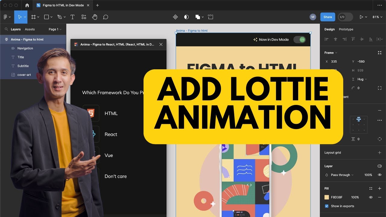 How to Add Lottie Animation in Figma 2025? - YouTube