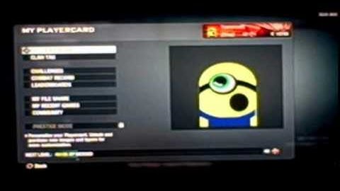 Black Ops Emblems: Despicable Me Minion Tutorial