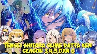 seluruh alur cerita kelanjutan anime tensei shitara slime datta ken season 3,4,5 dan 6 screenshot 5