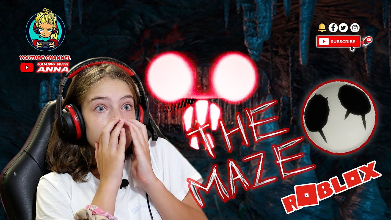 Checkout The Maze Gaming With Anna In Youtube - horror maze roblox map