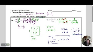 9.1 Simplify Rational Expressions