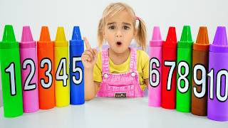 Learn Numbers 1 to 10 with Magic Crayons