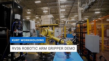 Kurt Workholding RV36 Robotic Arm Gripper Demo