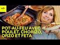 Potaufeu facile avec poulet chorizo orzo et feta  sofie dumont