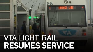 VTA Restarts Light-Rail Service Months After Deadly Rail Yard Shooting