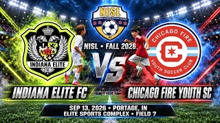 Chicago Fire Youth SC Premier U11 vs Indiana Elite FC | NISL Road Showdown 🔥⚽