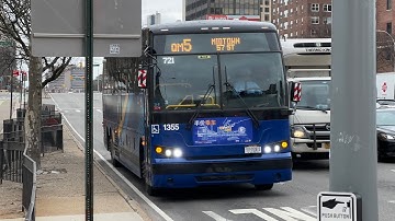 MTA Bus: 4 Minutes Of Bus Action At Queens Boulevard