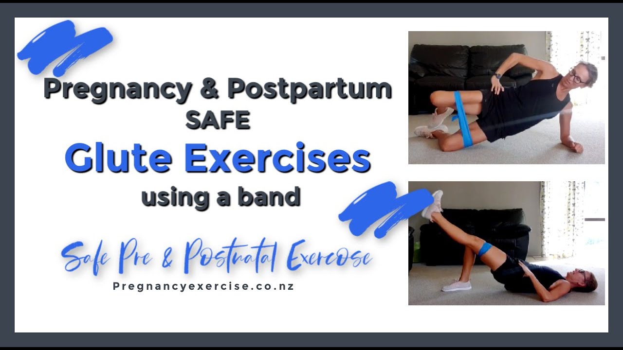 Pregnancy and Postnatal SAFE Glute Exercises YouTube