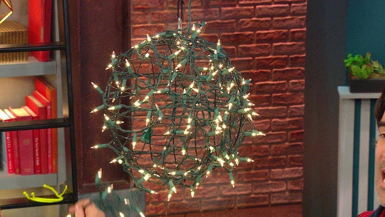 How to Make Easy Christmas Decorations With Extra Christmas Lights | Rachael Ray Show
