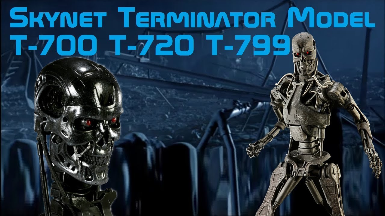 Skynet Terminator Model T 700 T 7 And T 799 Terminator Salvation Youtube