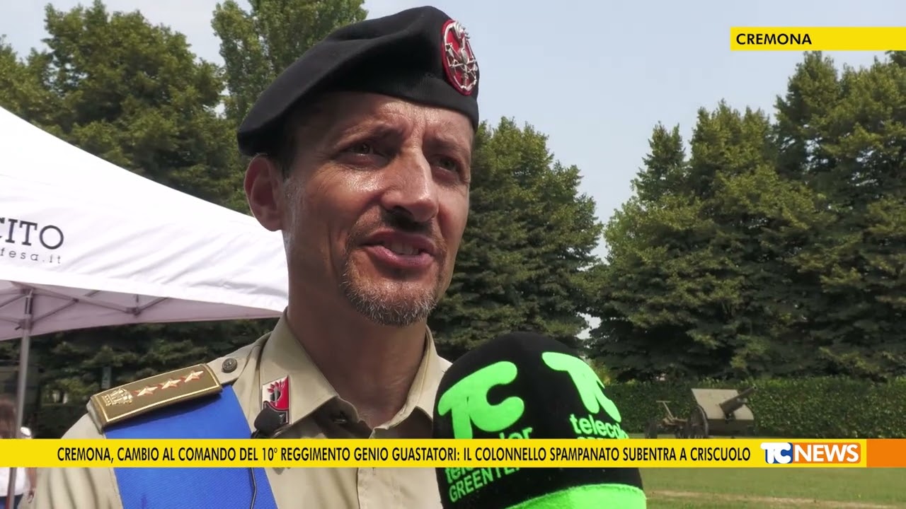 Cremona, cambio al comando del 10° Reggimento Genio Guastatori