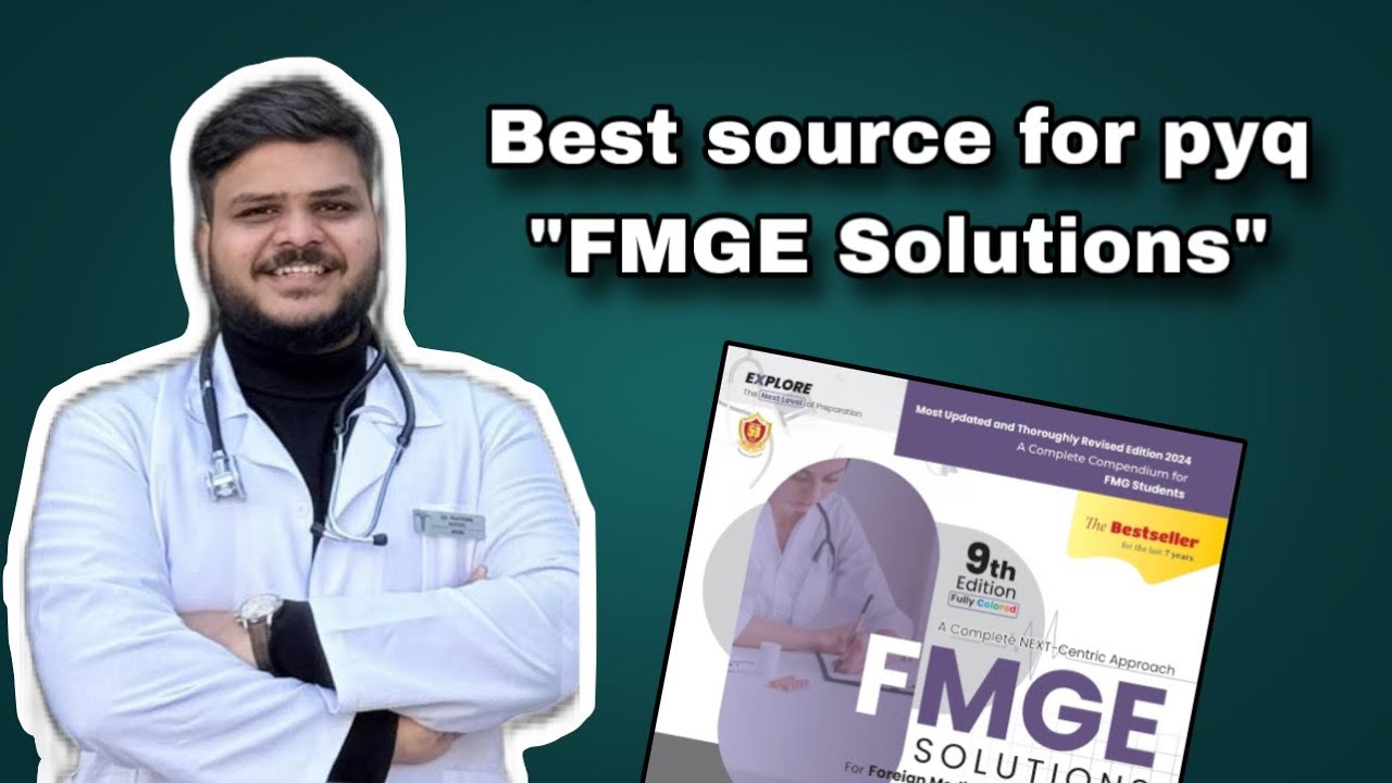FMGE Solutions | Best Source for PYQ ? | Importance Of PYT's