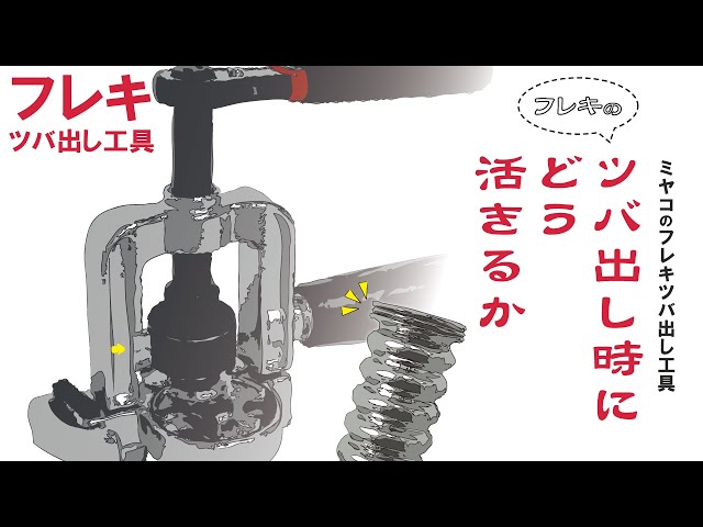 こんなの欲しかった】『簡単・キレイ・スピーディー』なフレキツバ出し こんなの欲しかった】『簡単・キレイ・スピーディー』なフレキツバ出し