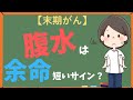 【末期がん】腹水が溜まると余命が近いサイン？家族がすぐ出来る3つのケア方法