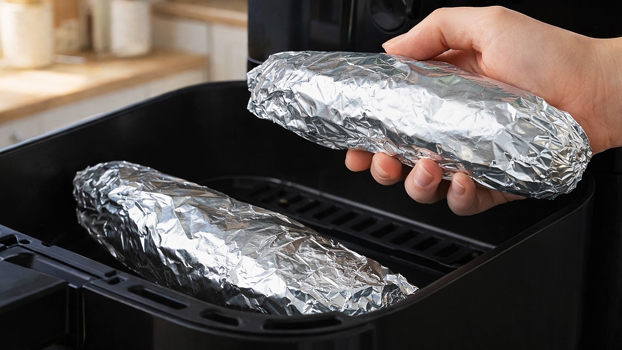 I just wrapped the fish in foil and put it in the Air Fryer! Dinner for every day!