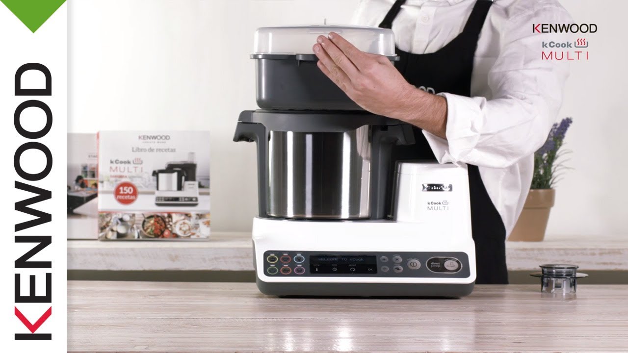 Aprende a colocar la bandeja de vapor en tu kCook Multi | kCook Multi de  Kenwood - YouTube