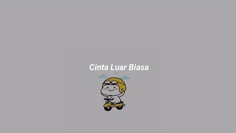 Andmesh Kamaleng - Cinta Luar Biasa (Official Music Video By Pentol)