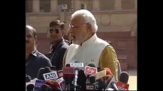 Shri Narendra Modi announces the date of swearing in ceremony - ' 26th May, 2014 '
