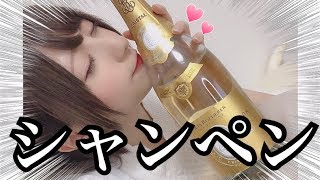 【ぼっち呑み会🍸】プレゼントで頂いた美味しそうなシャンパンを呑む!!