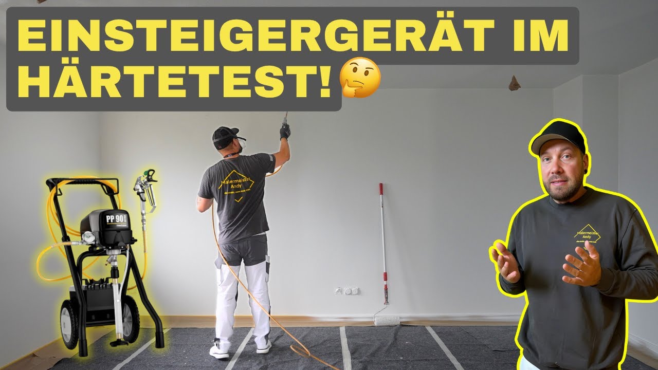 120 m² Wohnung mit Airless spritzen – wie gut ist das Einsteigergerät wirklich? #trend