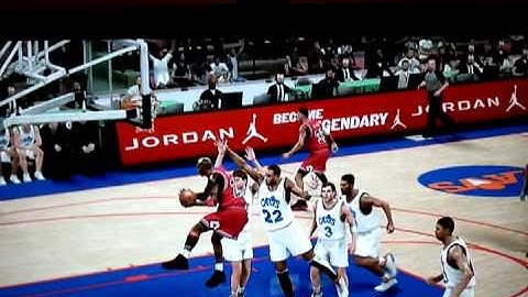 WaveRder, NBA 2K11 Michael Jordan Reverse Layup on the Cavs