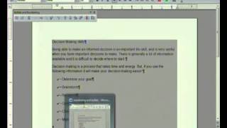 CAT 10 - Word Processing - 9 Apply Numbering and Bullets in MS Word 2010