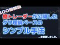 【100回検証】億トレーダーが明かした手法を検証しました。久しぶりに満足のいく検証ができましたよ [FX]