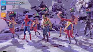 Dark Dimension 3 Timed Run Day 4 Node 3 HERO BRAWLER HELL!! Marvel Strike Force