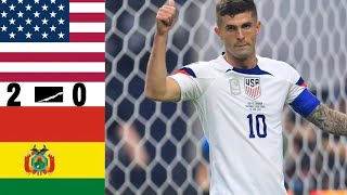 USA Vs. Bolivia 2-0 - All Goals & Extended Highlights - Copa America 2024