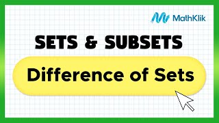 Grade 7 Math: Difference of Two Sets | MathKlik