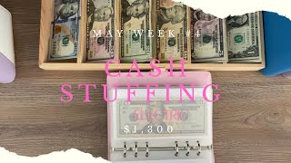 Cash Stuffing | May Week #4 | $1,300