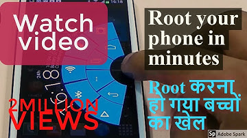 How To ROOT Almost Any Android Device Easily||One Click Method (2017) *1000%* SECURE*(World Gallery)