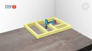 Installing a Raised Wetroom Base on a Concrete Floor  Wetrooms Online