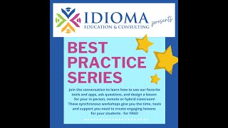 Idioma Education presents Gamify Your Classroom With Quizlet, Gimkit, and Blooket with Maureen Lamb