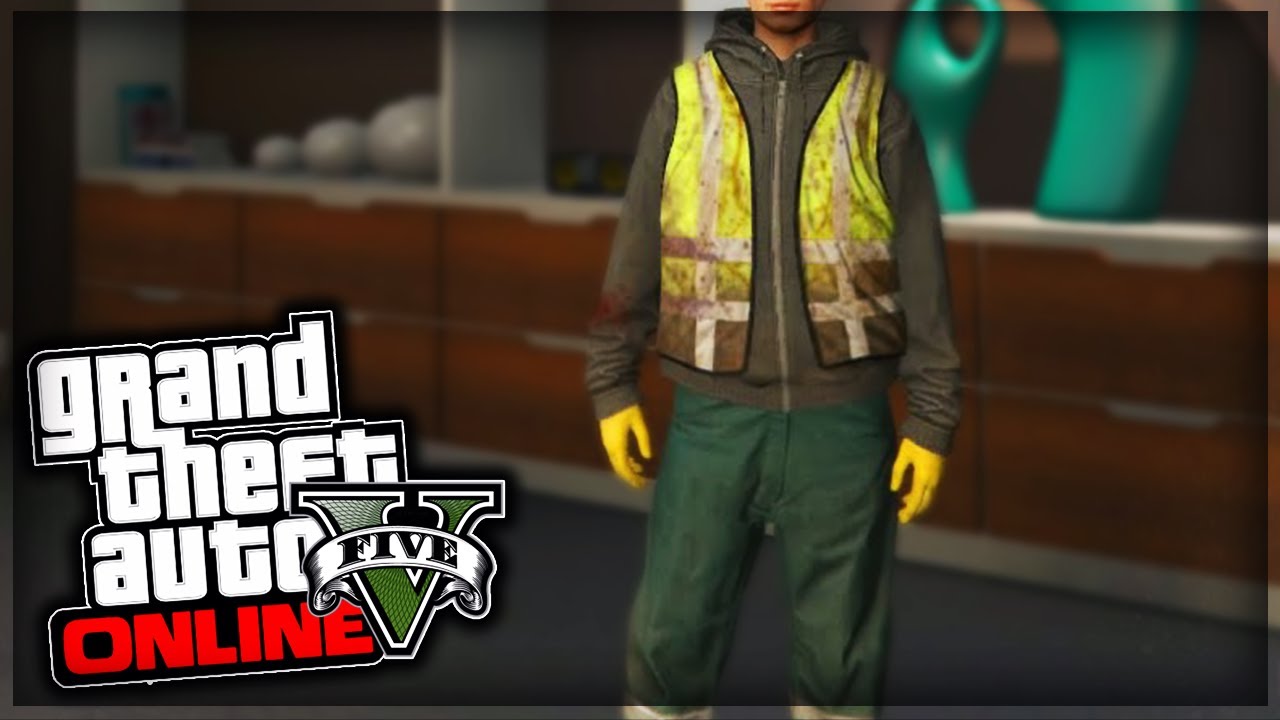 Comment avoir #2 La tenue d'éboueur - Gta 5 online - YouTube