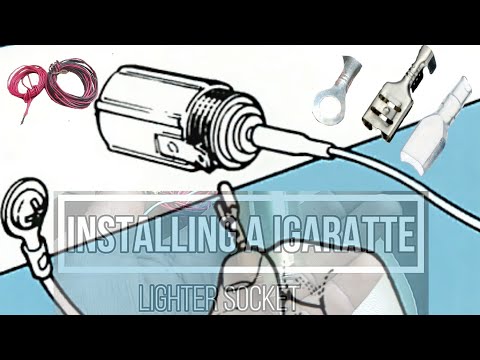 Video: How To Install A Cigarette Lighter