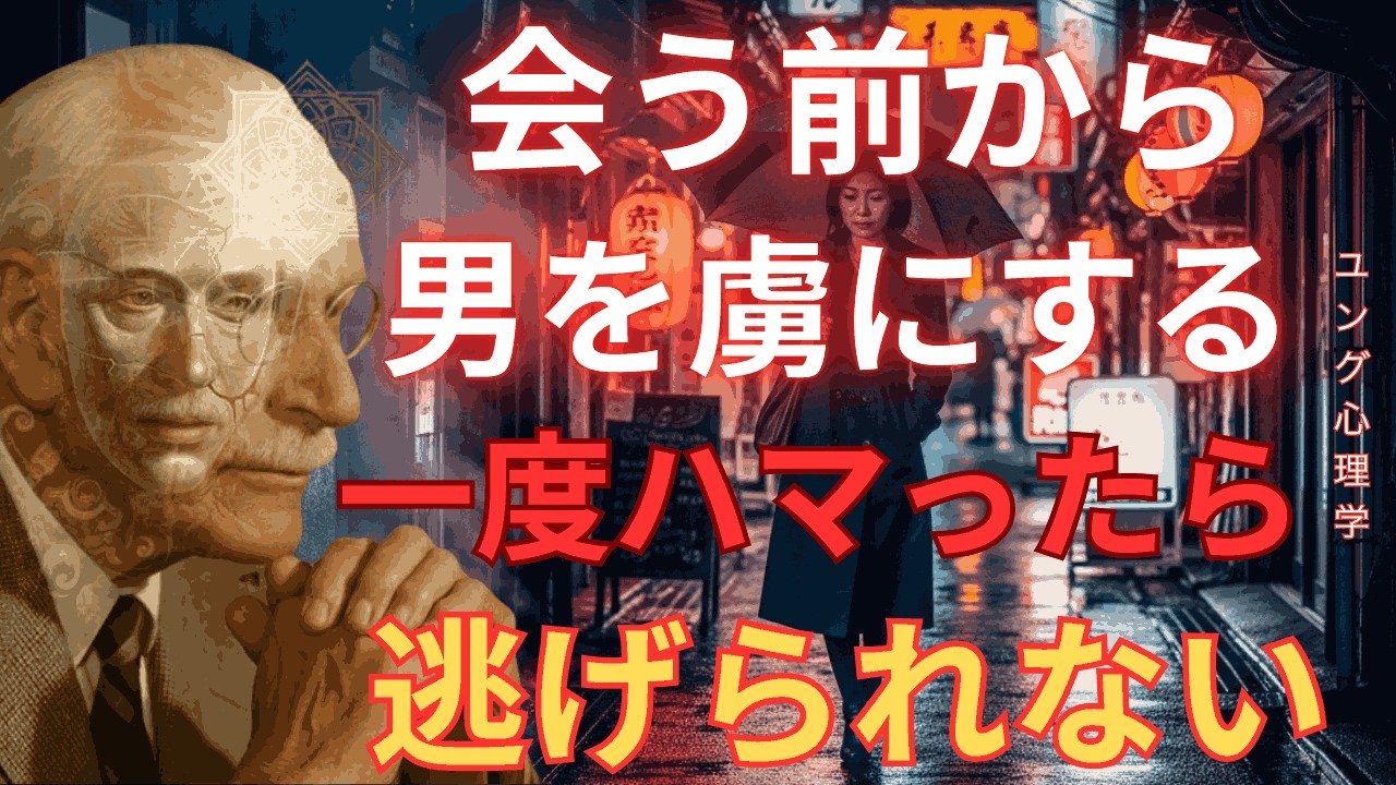 【衝撃】会う前から男を虜にする秘訣｜一度ハマったら逃げられない｜カール・ユング「ユング心理学」「無意識」「集合的無意識」「元型」