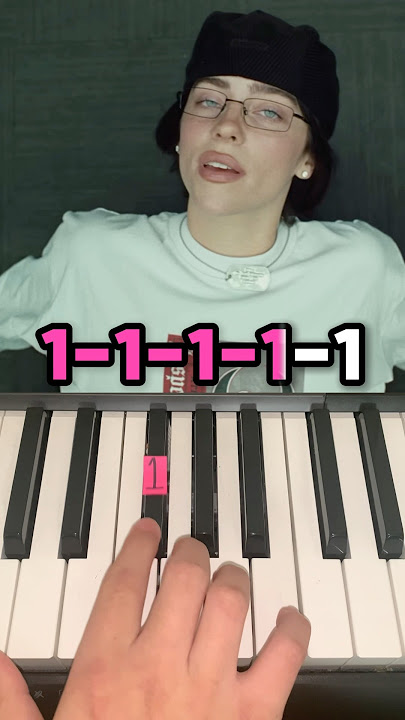 BIRDS OF A FEATHER By Billie Eilish - Piano Tutorial #shorts